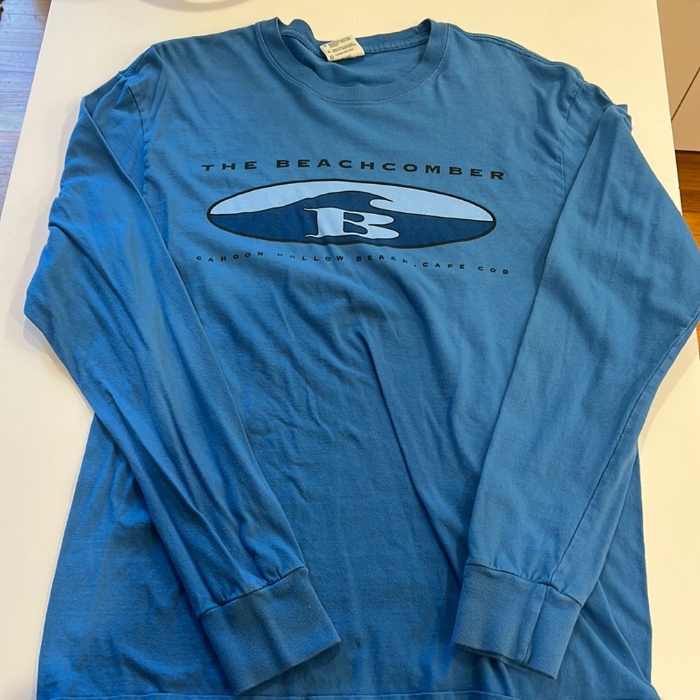 Beachcomber blue long sleeve shirt (size M)